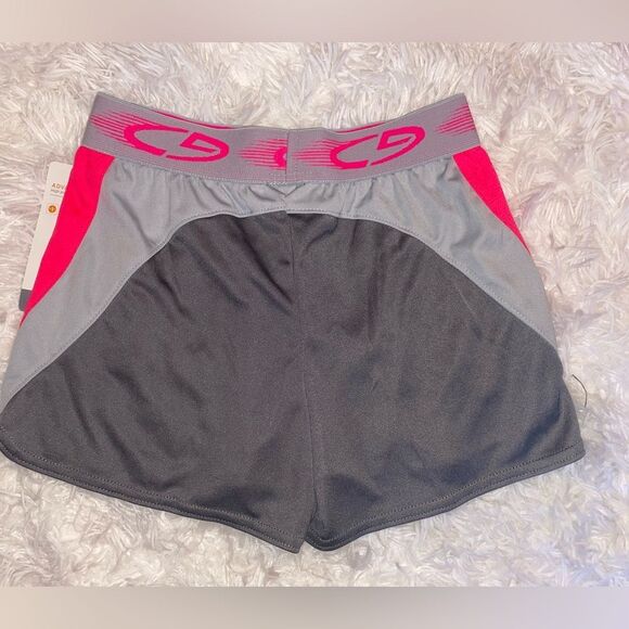 *NWT* Champion Girls M(7-8) Pink & Gray Sport Shorts - Picture 2 of 5
